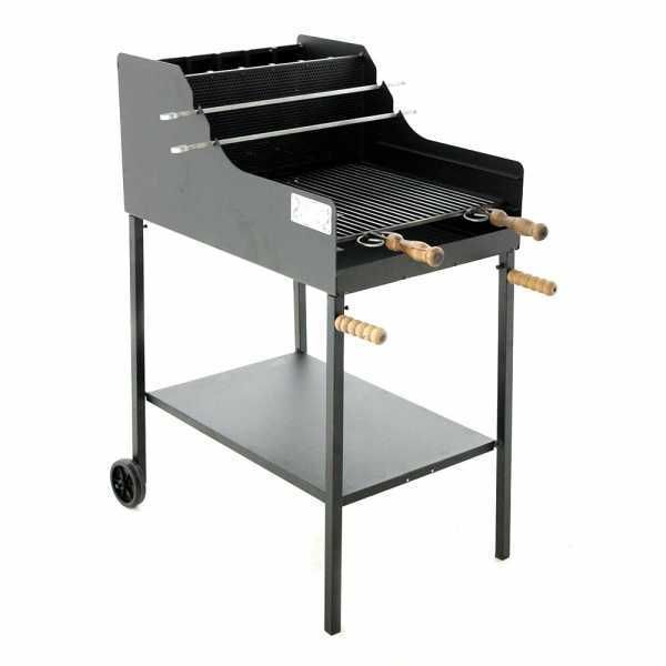 Cruccolini Fuocone - Holzgrill mit Grillrost - 50 x 50 cm - aus schwerem Stahl